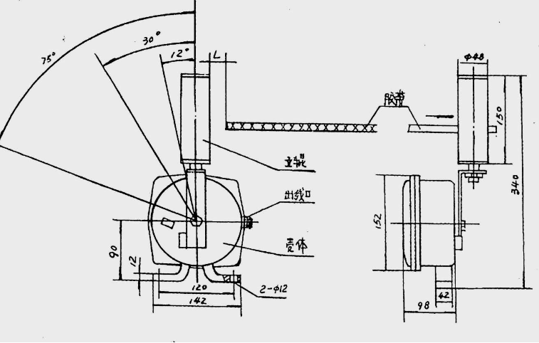 防爆兩級跑偏開關(guān)FPK-20-30經(jīng)久耐用_跑偏開關(guān)KBW-220P防爆兩級跑偏開關(guān)