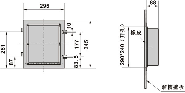 XLDS-I溜槽堵塞檢測(cè)器，門式結(jié)構(gòu)KBX-220隔爆溜槽堵塞檢測(cè)器